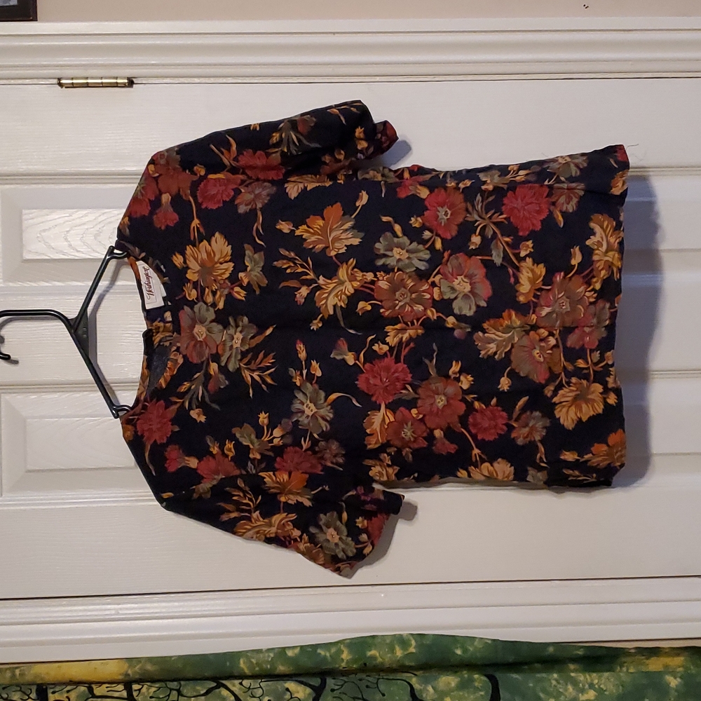Vintage Floral Blouse